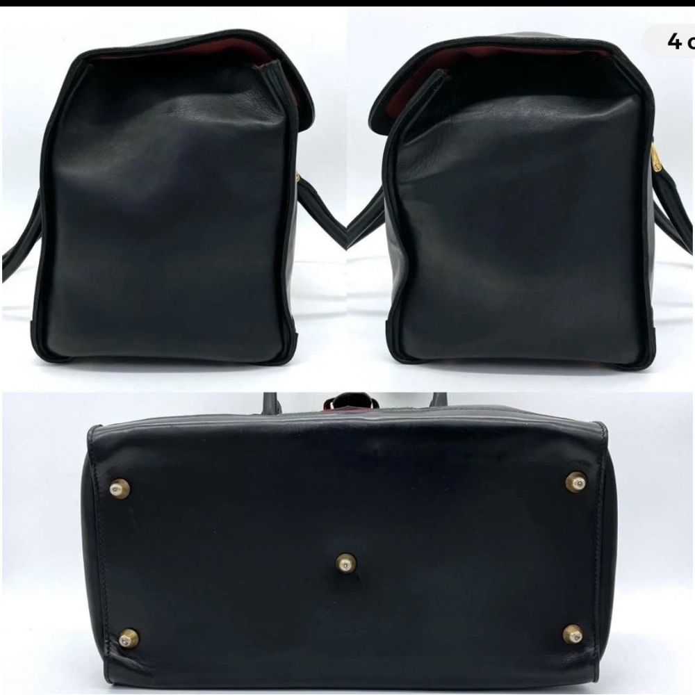 Classic Black Leather Men's Bag